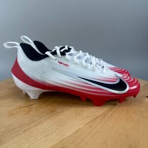 Nike Air Vapor Speed 3 Mens Size 8 Football Shoes Cleats White Red FB3303-102